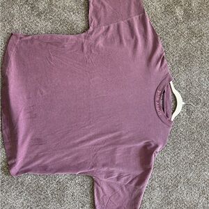 Palm Angels Mauve Crewneck Tee